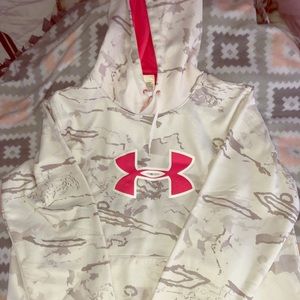 White Camo Under Armour Hoodie